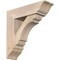 Ekena Millwork Olympic Traditional Smooth Bracket w/ Offset Brace, Douglas Fir, 7 1/2"W x 26"D x 26"H BKT0806X26X26OLY01SDF - alternate 1